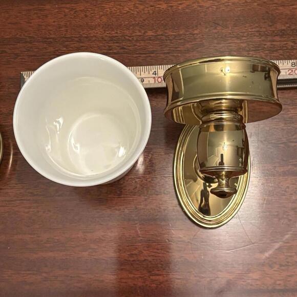 Ralph Lauren Home Brass Wall Mounted Cup Holders Engraved RALPH LAUREN - Picture 14 of 15